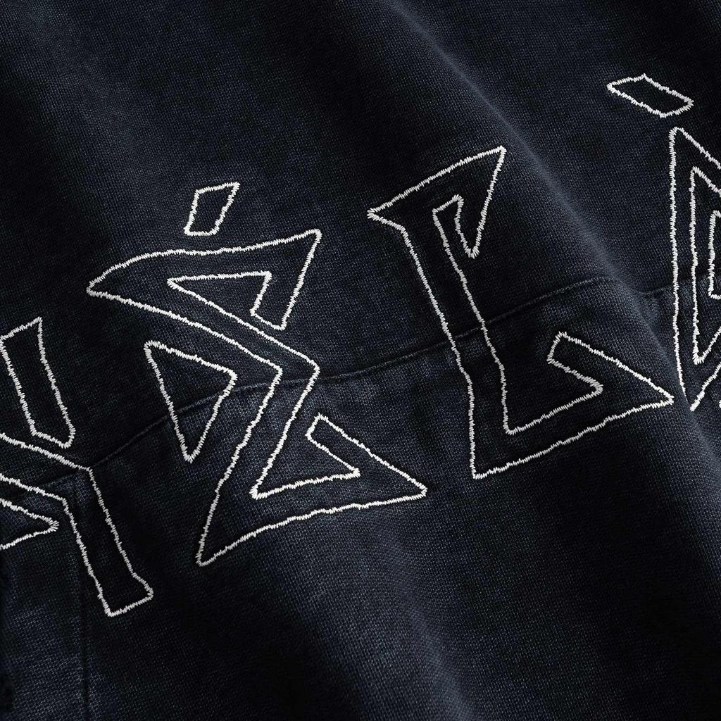 Anta Kyrie Basketball Series Casual Versatile Sports Training Campus Commuting Loose V-Neck Hoodie Unisex hoodies Black 972611709-3