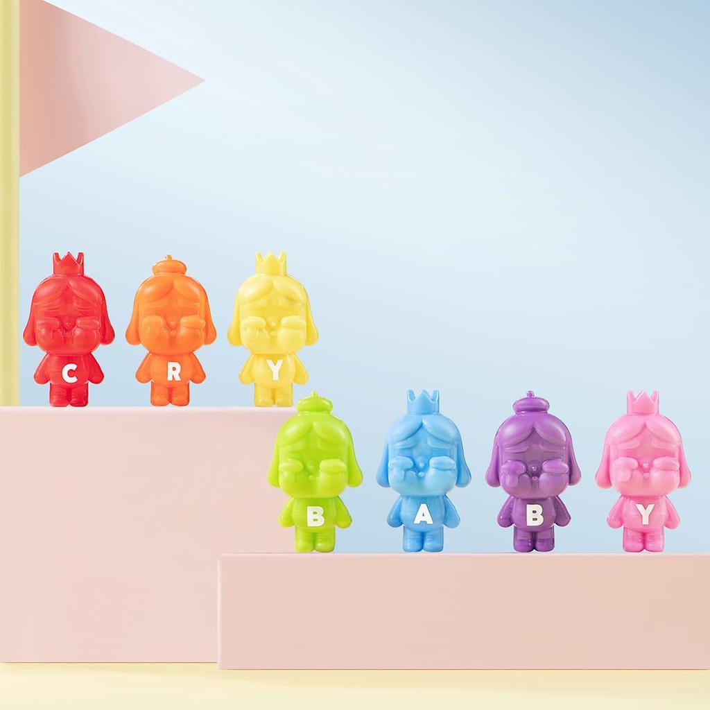 POP MART POP BEAN CRYBABY Mini Figure Rainbow Set