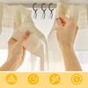 24 Pcs Metal Curtain Rings with 24 Pcs Pin Hooks,1.26in(32mm) Diameter Shower Curtain Rings for Home Window Shower