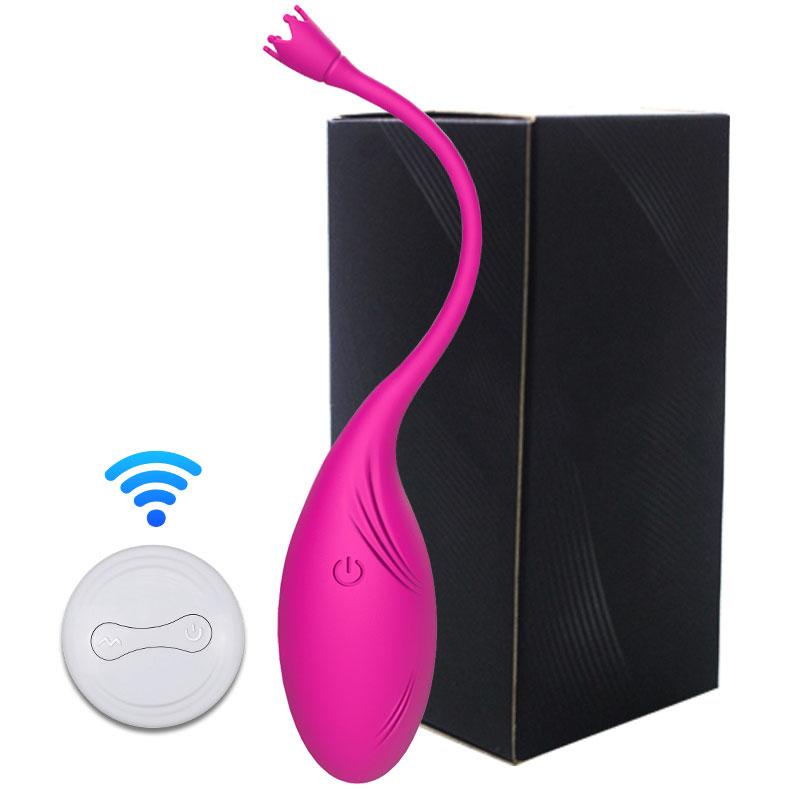 Remote Control Tight Exercise Vibrating Egg 10 Speeds G Spot Clit Vibrator Ball for Woman Vaginal Stimulate Adult Sex Toys Female Masturbation