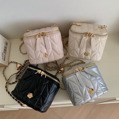 Diamond Small Fragrance Style Mini Chain Bag for Women New Fashion Summer Small Square Bag Versatile Ins Crossbody Bag