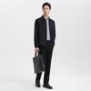Lan Deng Men's Windproof Anti-Wrinkle Lapel Executive Jacket
