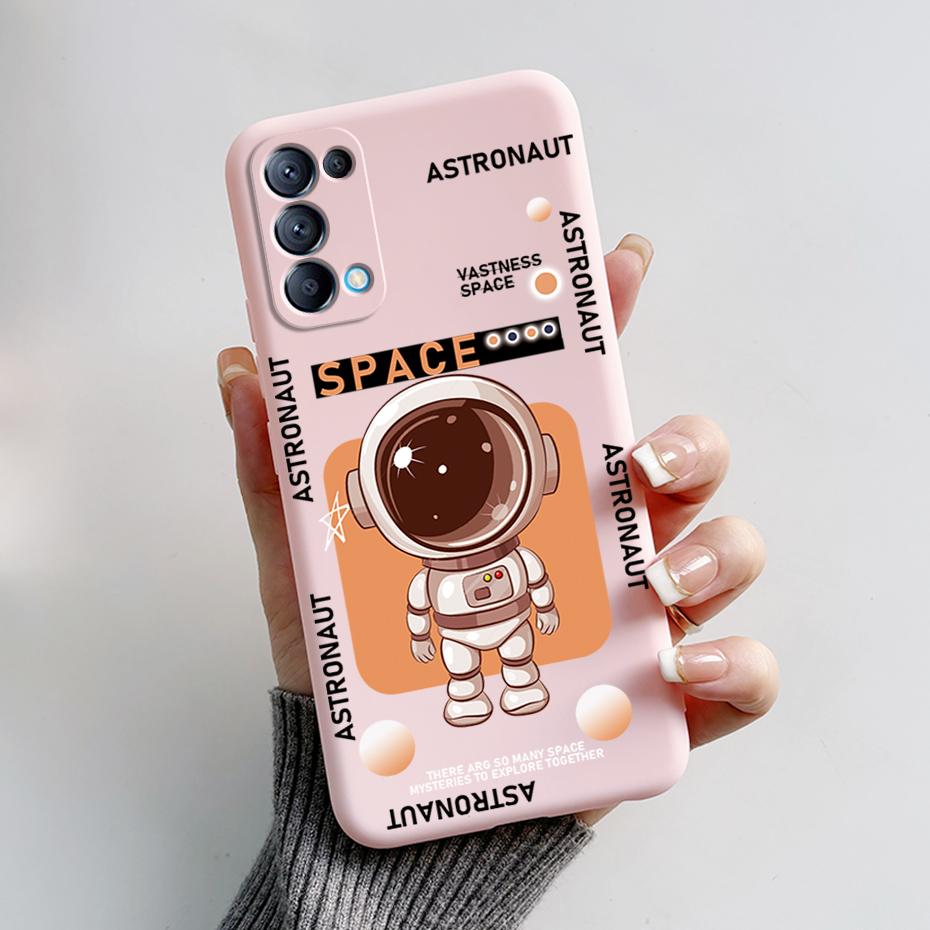 For OPPO Reno 5 5G Case Reno5 4G Silicone Bumper Cute Panda Phone Cover For OPPO Reno 5 5 Pro CPH2145 CPH2159 Cases fundas Coque