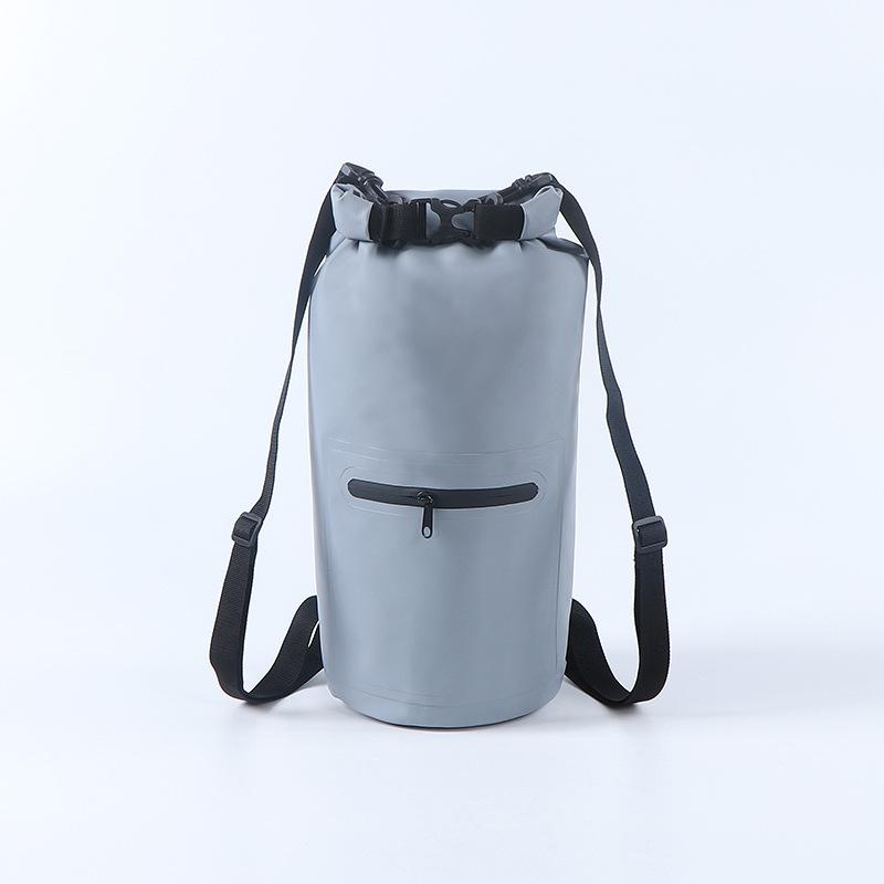 Outdoor zipper waterproof bag swimming waterproof bag waterproof bucket bag beach waterproof bag rafting bag