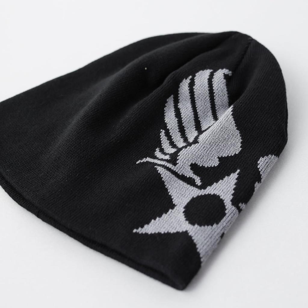 AVIREX LOGO Single Knit Watch Single USAF Black Beanie, Cap, Men's, Short, Autumn/Winter, Golf, Black, Cap, Knit, Watch,