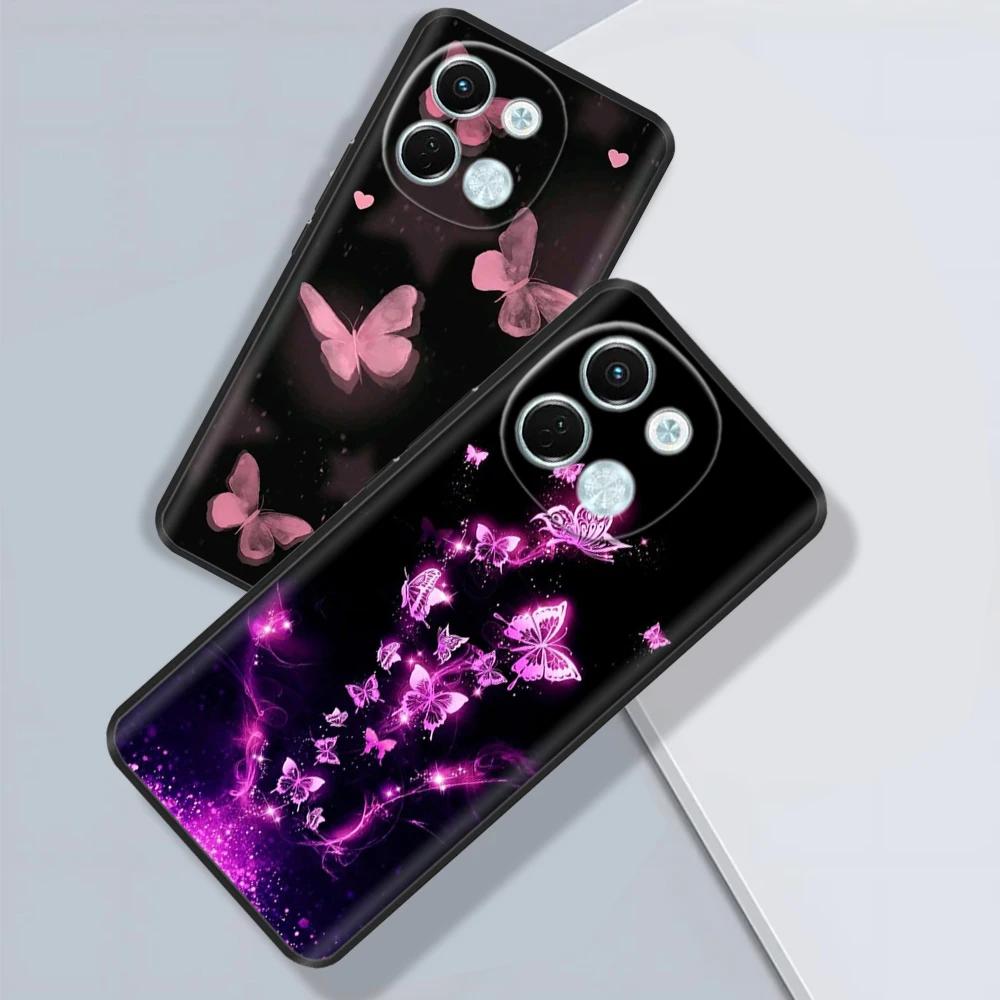 For Tecno Pova 6 Neo 5G Case Cute Flowers Phone Housing Soft Slim TPU Silicone Cover For Tecno Pova6 Pro Pova 6Neo 4G 5G Shells
