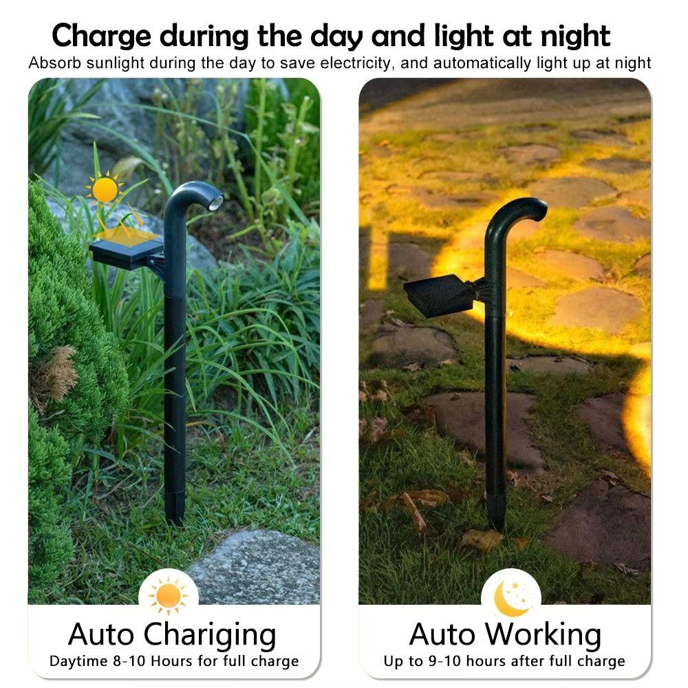 Warm White Light Solar Pathway Lights Waterproof Solar Power Solar LED Light  Lawn Decoration