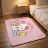 Kawaii H-hello K-kttiy-S Cute Carpet Bathroom Anti-slip Mat Door Mat Home Decoration Mat Entrance Door Mat Scratch-resistant Mat