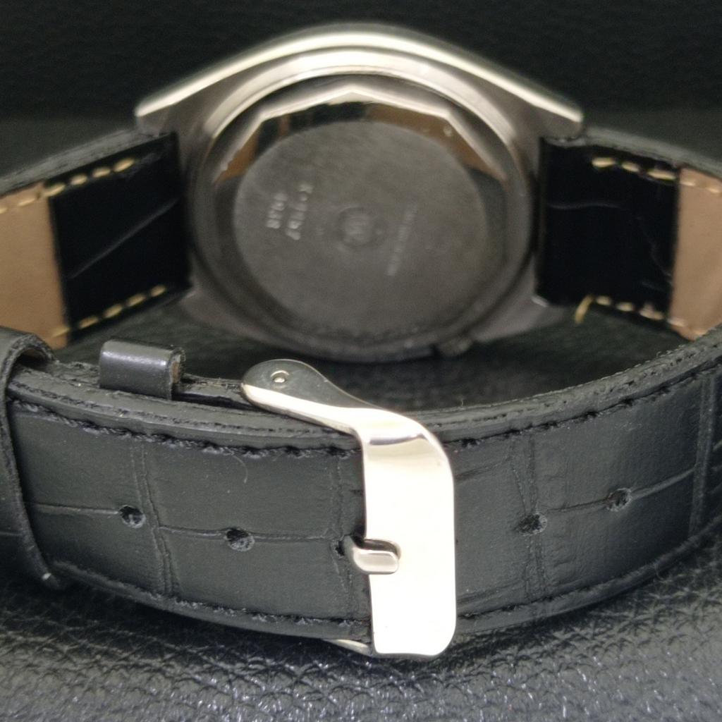 VINTAGE WEST END WATCH CO AUTOMATIC SWISS MENS BLACK COLOR DIAL WATCH a700150-5 R201-a700150