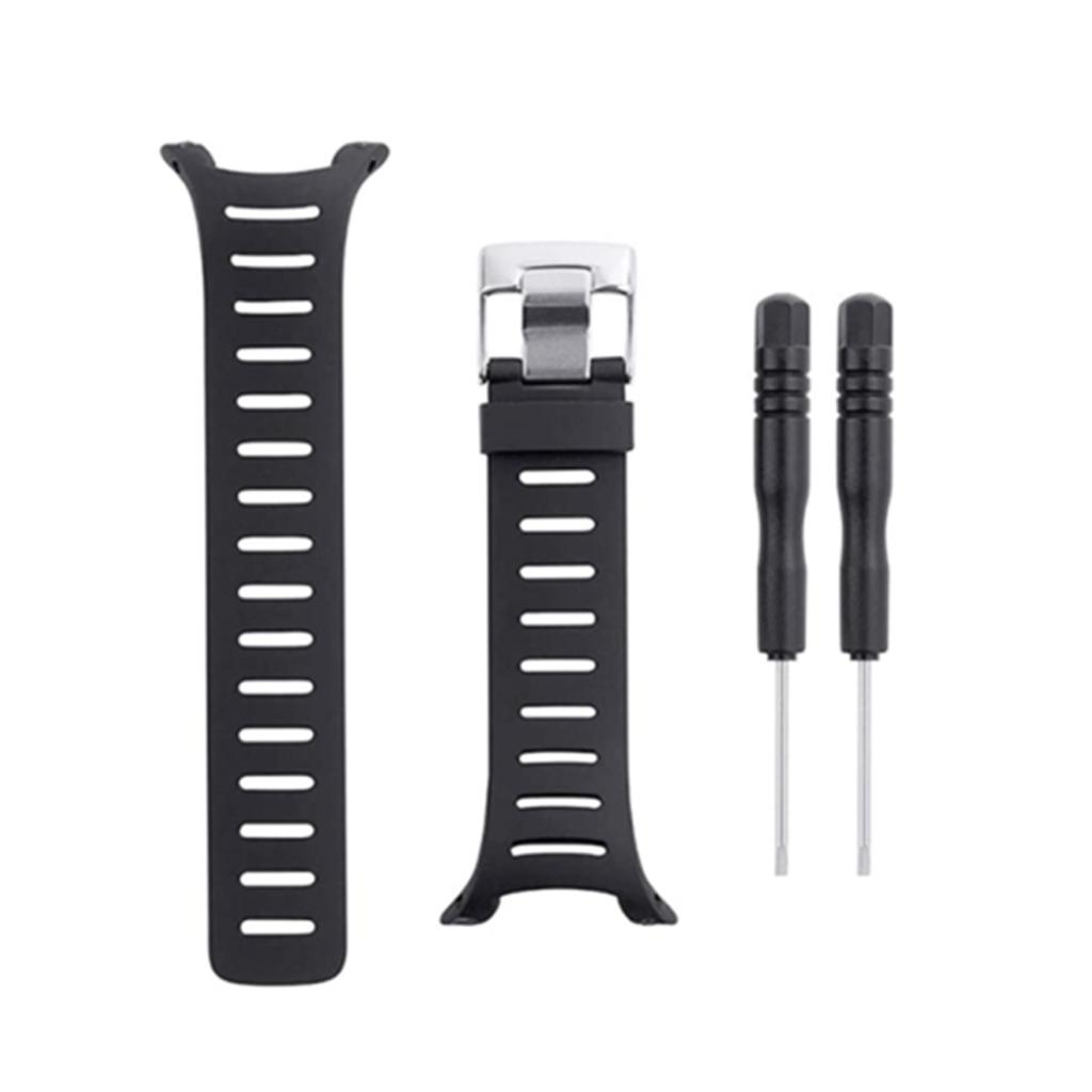 For Suunto T1 T1C T3 T3C T3D T4C T4D Sports Silicone WatchBand Soft Rubber Strap Men Pin Buckle Watch Accessories Free Tools