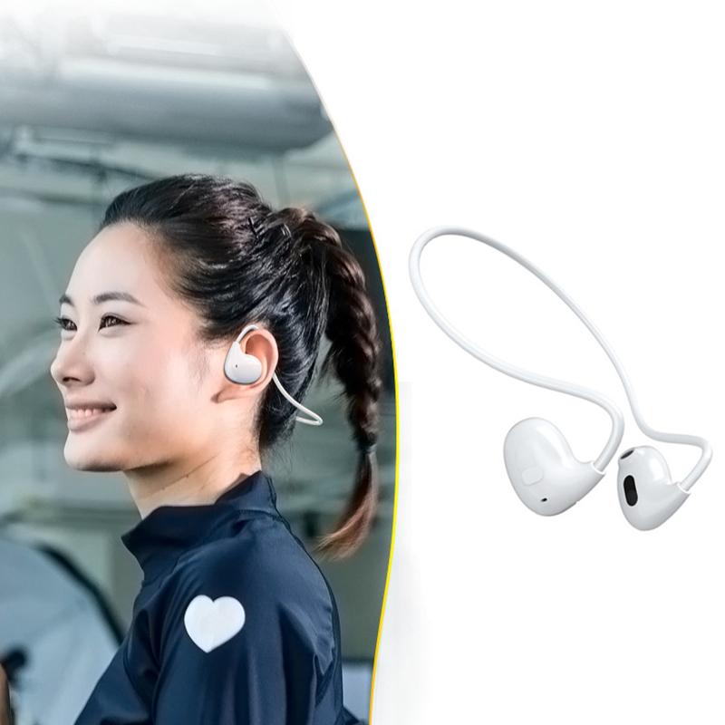 Neckband Air Bone Conduction Headphones Wireless Bluetooth Headset With Mic Sports Running Non-Ear-Wearing For Xiaomi Iphone 15