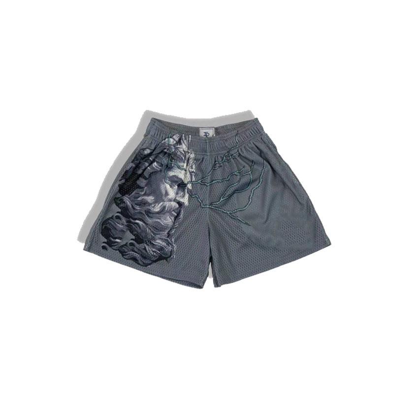 Trendy American Mesh Basketball Shorts - Quick-Dry Casual Sports Shorts