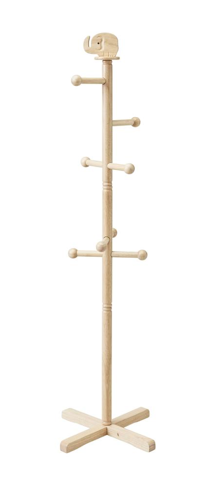 Pearl Metal Pole Hanger, Kids/Junior, Elephant Design, Natural, V-II, N-7806