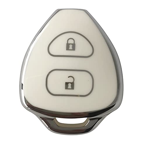 

Kinotaka Toyota Exclusive 2-кнопочный чехол для бесключевого доступа TPU 10 Series Alphard / Auris 150 Series / 200 Series Hiace / Vitz / Wish / Ractis / Corolla