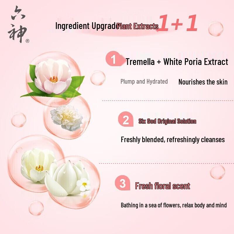 Liushin Refreshing & Moisturizing Shower Gel