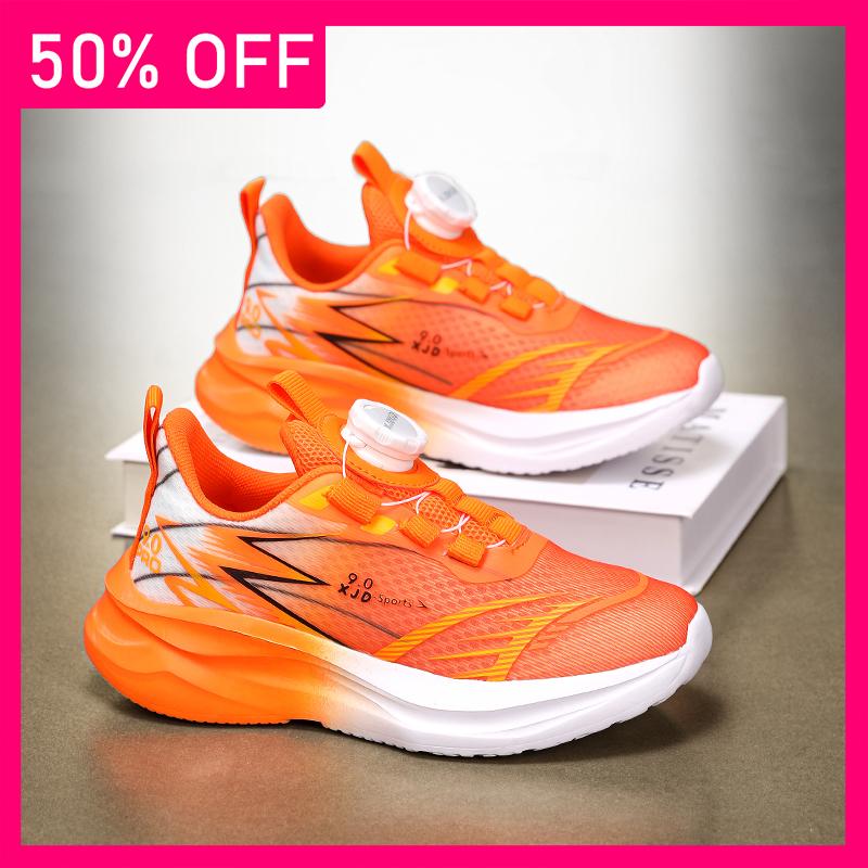 Children Sports Shoes Fashion New Mesh Breathable Anti Slip Wear-resistant Soft Sole Campus Sports Shoes Outdoor Jogging Shoes