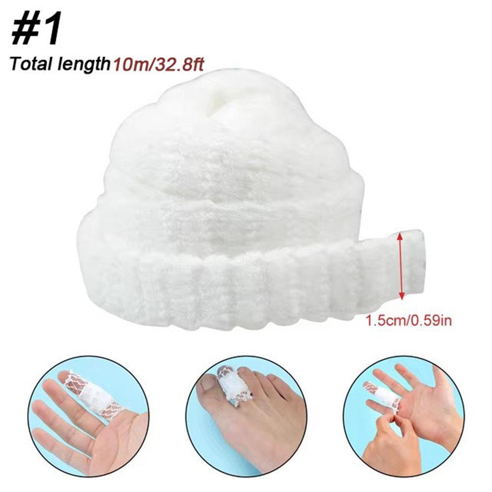 1 Rolle Netzschlauchverband Elastisches Netz Wundauflage Schlauchgaze Atmungsaktiver Verband Fixiernetz für Handgelenk Ellenbogen Wade