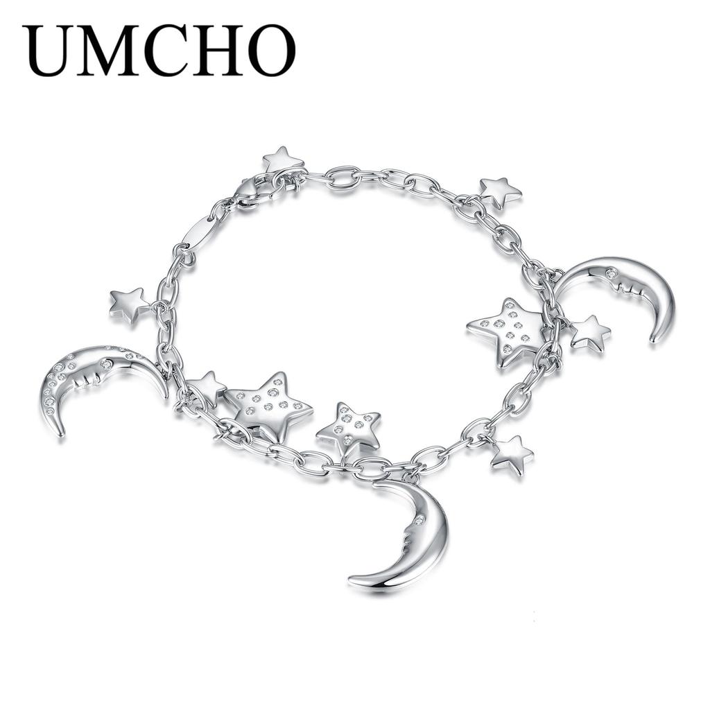 Various Designs Moon Star Stainless Steel Waterproof Adjustable Bracelet Dainty Pendant Necklace Hypoallergenic Fashion Accessories for Women