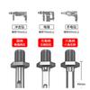 Wood Splitter Drill Bit Cone Splitter 85mm with Deep Spiral and Three Handles for Enhanced Wood Splitting Efficiency