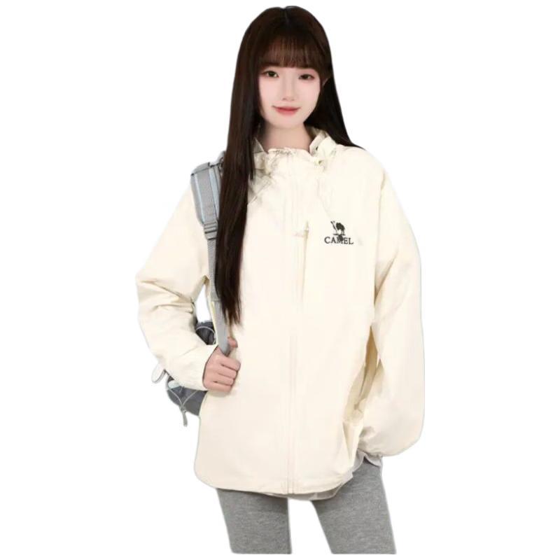 Camel Outdoor Hooded Softshell Jacket L