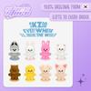 (Ordine prestabilito) Stray Kids SKZOO PELUCHE IN PIEDI Ver. - SKZOO Ovunque In Tutto Il Mondo