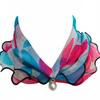 Women Faux Pearl Ruffled Square Scarf Fashion Multi-use Lace Hair Band Gift