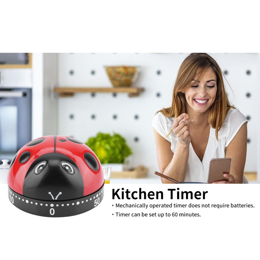 Ladybug Kitchen Timer Digital Kitchen Timers Large Countdown Countup Timer for Classroom Cooking Fitness Baking  Stopwatch Tools