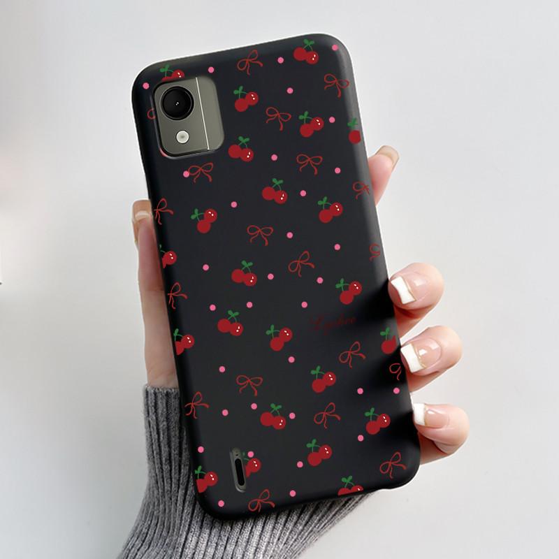 Cute Case For Nokia C110 4G Fundas Capa Printing Shell Protective Cover Soft Silicone Cartoon Phone Casing Coque
