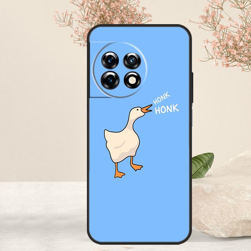 Cartoon Funny Goose Case For OnePlus 15R 13R 13T 15 13 12 12R 11 10T 8 9 10 Pro Nord 5 CE 4 3 Lite N20 N30 Cover
