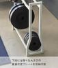 Yamazaki Jitsugyo (Yamazaki) Dumbbell Rack White W52 x D17 x H54.3cm Tower [Completed Product, No Assembly Required] Muscle Training Goods Storage