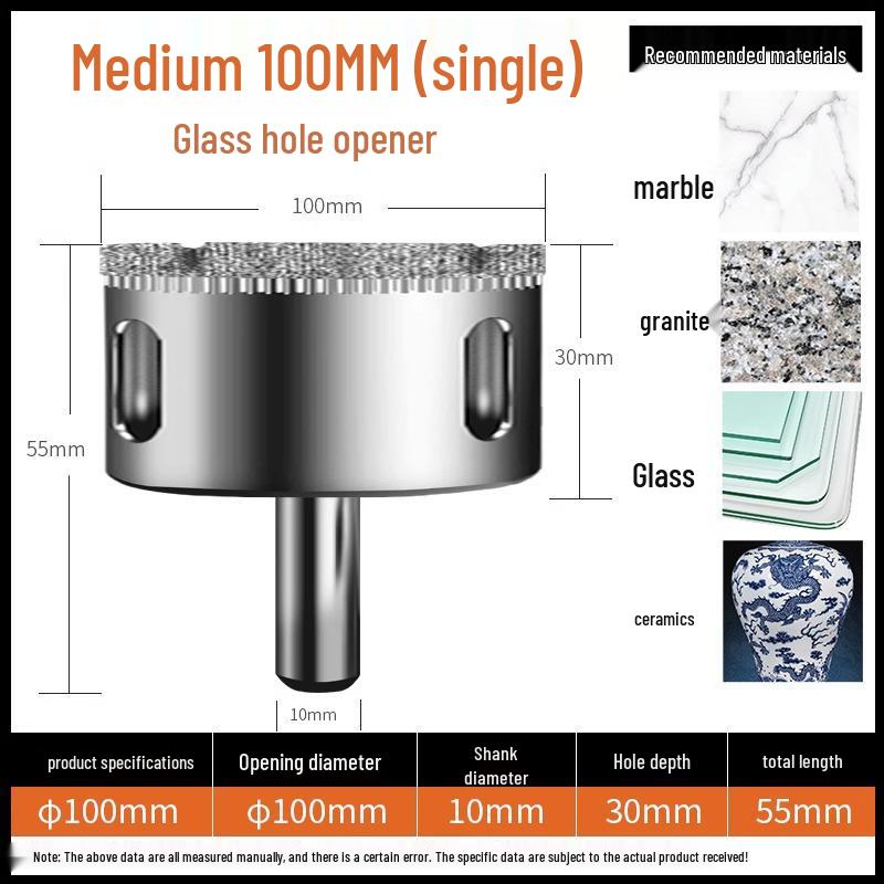 6mm Multifunktionales Fliesen- & Marmor-Glasbohrer-Set zum Lochbohren