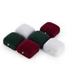 2022  Custom Earring Box Dark Green Velvet Flocking Jewelry Box