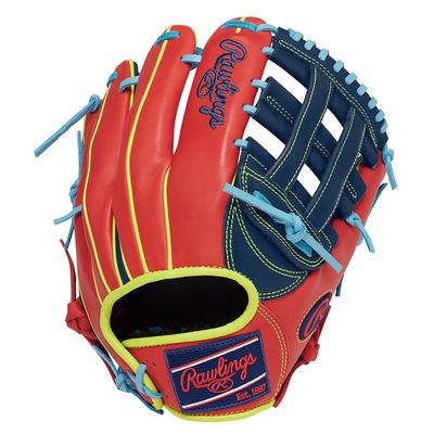 Rawlings Baseballhandske Voksen Softball MLB Color Sync COLOR SYNC Størrelse GR4HM934FS Pitchers [Til Infielders] 11,5 Marineblå/Skarlagen For højrehåndede