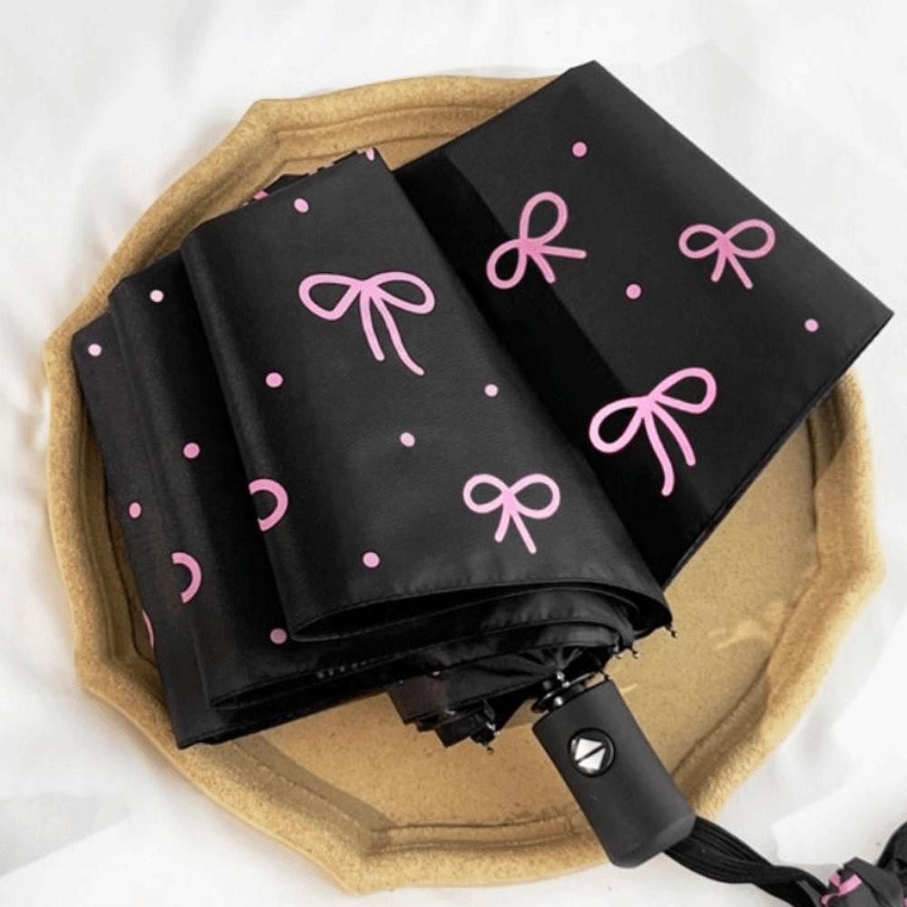 UV Protection Mini Sun Umbrella INS Waterproof Hand Operated Parasol Windproof Durable Folding Pocket Umbrella Daily Use