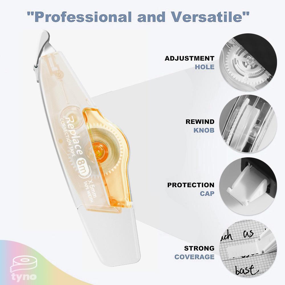 1 Piece School Correction Tape 8m*5mm Replaceable Correction Tape Student Prize School Office Stationery