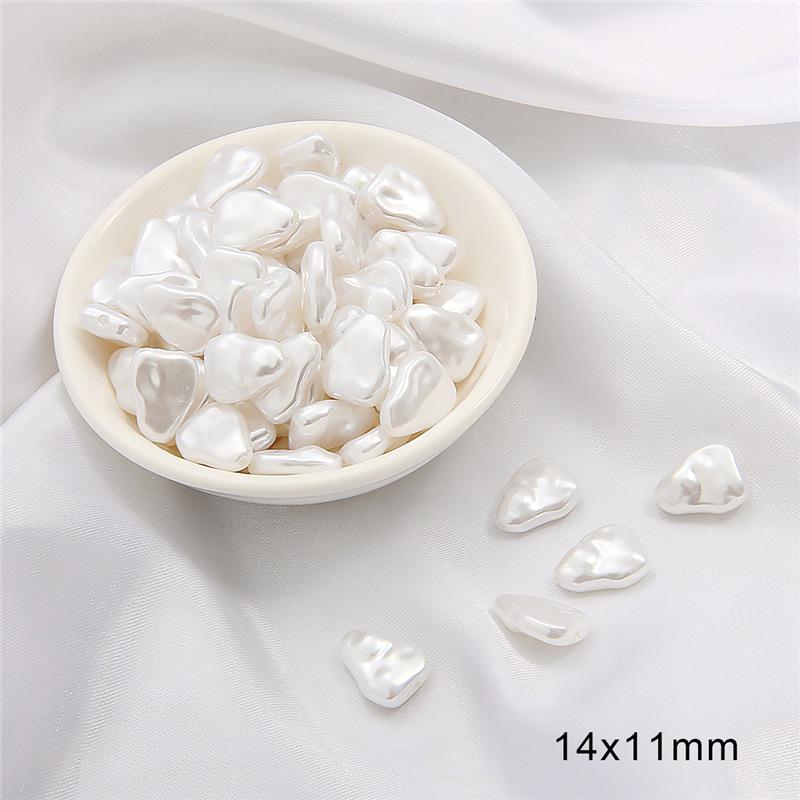 High-Gloss Irregular Imitation Pearl DIY Jewelry Kit - Bracelet, Pendant, Headdress Charms