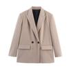 Women's Color Versatile Suit Jacket for Business Casual Daily Wear