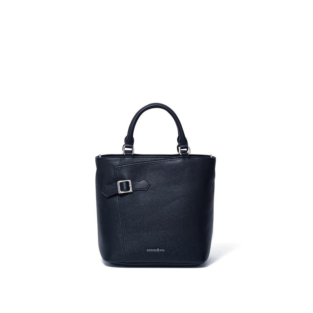 

Patrick Cox PXLHEEH1 Сумка-тоут міні чорного кольору з поясом-обмоткою, дизайн 2-в-1, чорний