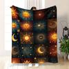 Gemütliche Galaxie Weltraum Muster Decke 150x200cm Himmlische Sterne Sternbild Überwurf Dekor Geschenk für Paar Schlafzimmer
