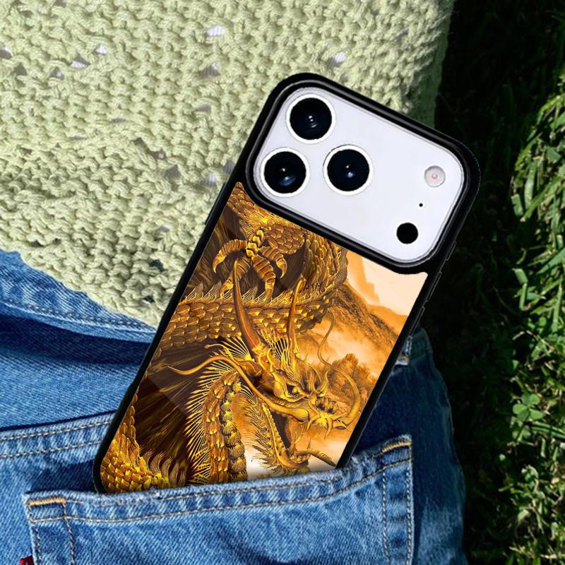 Chinese Dragon Phone Case Cover for IPhone 11 12 13 14 15 16e 17 Pro Max Coque for IPhone 17 Air