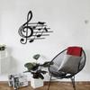 Music Notes Wall Decor Metal Music Notes Wall Music Theme Note Decor Hanging Sign Wall Hanger for Home Living Room Art