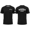 Korea Army Quick Dry Print Short Sleeve T-Shirt Breathable Korean Streetwear Sports Tee Unisex for Men's and Women's T Shirt