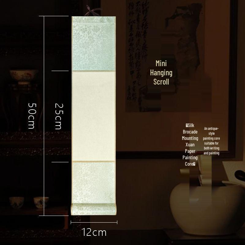 

Шовковий папір Сюань Скрол для каліграфії та живопису - Вишукане оформлення Підвісний скрол Milk White Silk