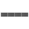 VidaXL Fence Panel Set Garden Barrier Fence Wall Balcony Edging Patio Terrace Backyard 3070449