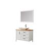 White Bathroom Set 100 Cm