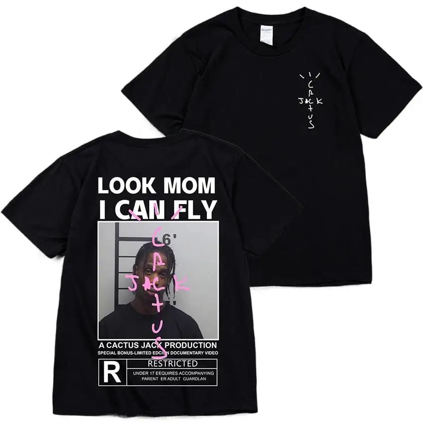 

Cactus Jack T-shirt High Quality Cotton Men Women LOOK MOM I CAN FLY Tee ASTROWORLD Hip Hop Short Sleeve Tshirts Tops 80550 -... 5XL різнокольоровий