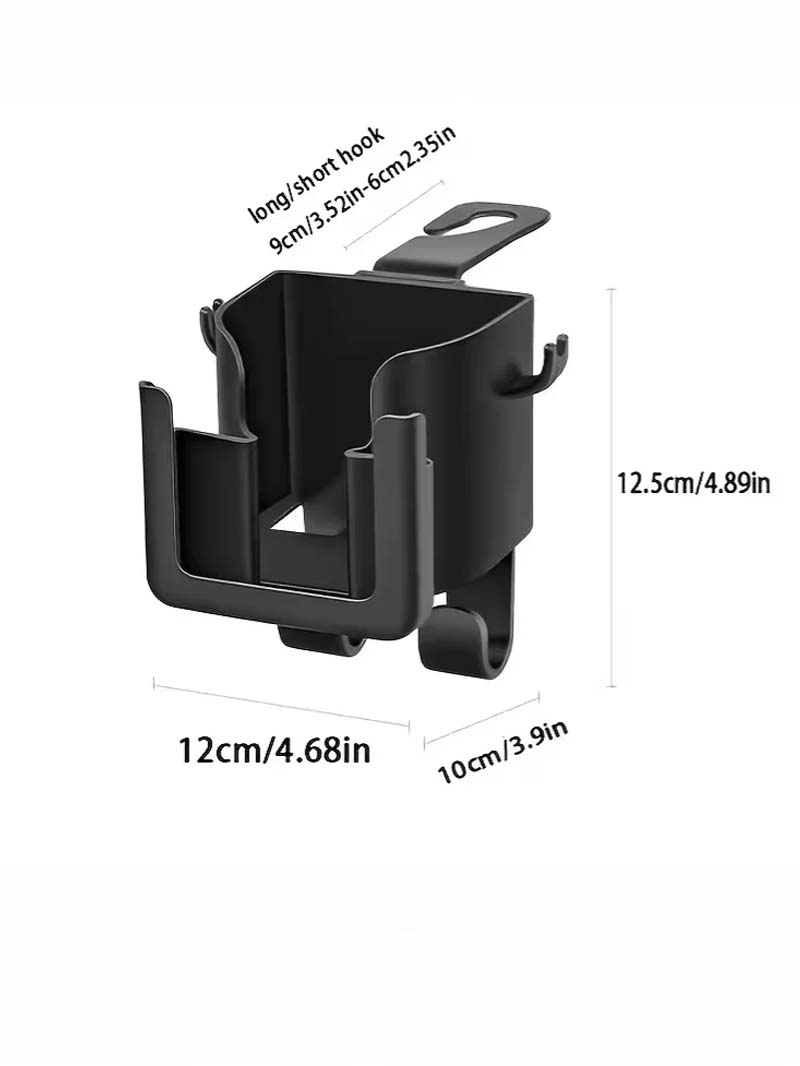 

1Pc The multi-functional car seat back organizer is suitable for most vehicle models. чёрный