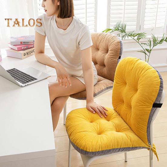 Winter Desk Chair Cushion with Fixing Strap for Anti-slip Thickened Good Elasticity And Softness Keep Warm Office Chair Seat Cushion Rocking Chair