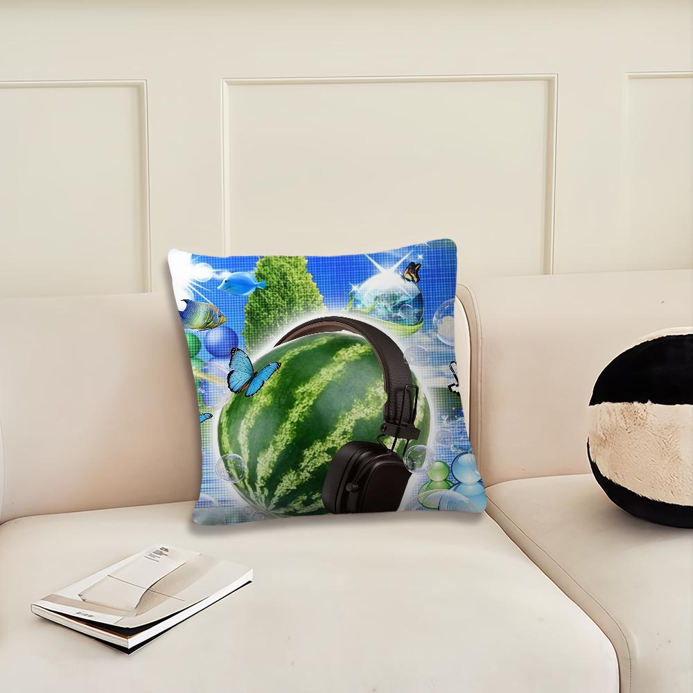 Funny Frutiger Aero Art cushion cover Pillow Cover Decoration Room Home Sofa living Office Car Nordic Simplicity