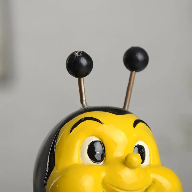 Cartoon Little Bee Resin Flowerpot Resin Handicrafts Flower Pot Plant Accessories Balcony Decorations Succulent Pot